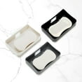 thumbnail image 6 of Unique Bargains 1 Pc Soap Dish Removable Double Layer Soap Holder for Bathroom Black, 6 of 6
