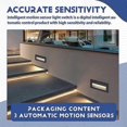 thumbnail image 5 of 3 Pcs Black Motion Detectors Motion Sensor Light Switch Outdoor Pir Direct Current 12V Motion Sensor, 5 of 5
