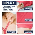 thumbnail image 2 of Nirlon Y Back Adjustable Sports Bras For Women - Nirlux Camisole Sports Bra, Stretchy Womens Tops Soft Workout Tops For Women (Magenta, 12), 2 of 6