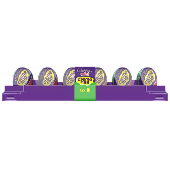 Cadbury Mini Creme Milk Chocolate & Fondant Eggs Easter Candy - 12 ct