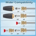 thumbnail image 3 of 4000PSI Tips Set - Efficient Turbo Nozzle Power Washer with 1/4In and 3/8In Quick Co, 3 of 5