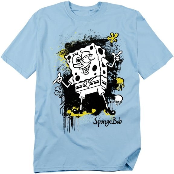 Spongebob T-Shirt Ink Splatter Unisex Graphic Tee For Men & Women