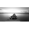 thumbnail image 2 of PhotoINC Studio 18x11 White Modern Wood Framed Museum Art Print Titled - Old pier, 2 of 4