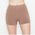 thumbnail image 2 of ALWAYS Women's 1" Waistband Yoga Lounge Shorts Tan 3XL, 2 of 7