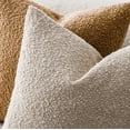 thumbnail image 4 of ILANKTOZI 12" x 20" Oatmeal Textured Boucle Throw Pillow Covers (2 Count), 4 of 7