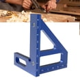 thumbnail image 4 of Regla de Medicióee de Aleacio de Aluminio de 45 Grados y 90 Grados, Para Proyectos de Carpintería, Ingenieros, Carpineros, Concala en Pulgadas y Gráficos, 4 of 7