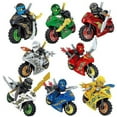 thumbnail image 4 of 8Pcs Ninja Figures Set Kids Toys Shinobi Minifigures Birthday Party Gifts, 4 of 4