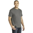 thumbnail image 2 of Gildan Ultra Cotton Pocket T-Shirt for Unisex GR23 Undershirts Lightweight Longer Length Crewneck Tee Charcoal, 3XL, 2 of 4