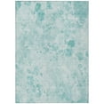 thumbnail image 2 of Addison Rugs Chantille Indoor/Outdoor Transitional Floral Aqua Washable Rectangle Rug, 5' x 7'6", 2 of 6