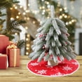 thumbnail image 4 of Antqov Mini Christmas Tree Artificial Christmas Tree Decorations Small Fake Christmas Pine Tree with Base for Christmas Home Party Office Decor, 4 of 6