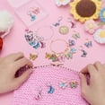 thumbnail image 3 of 24Pcs 12 Styles Butterfly Stitch Marker Charms, 3 of 5