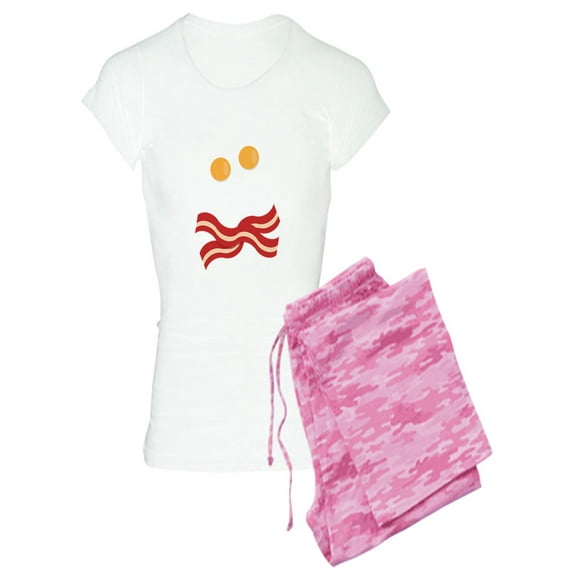 CafePress - Bacon And Eggs Skull - Women's Light Pajamas