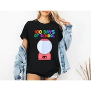 Vinyta Gumball Machine 100 Days of School Unisex T-Shirt/Sweatshirt/Hoodie - Fun Teacher Celebration Design