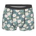 thumbnail image 4 of Goofa Flower Printed Men's Boxer Briefs Underwear, Moisture-Wicking Underwear, Trunk,Soft and Breathable Cotton Underwear-Small, 4 of 9