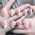 thumbnail image 3 of Uñas postizas de ataúd francés para mujer, cubierta brillante, uñas postizas de bailarina, puntas de uñas postizas acrílicas DIY, 24 Uds., 3 of 5