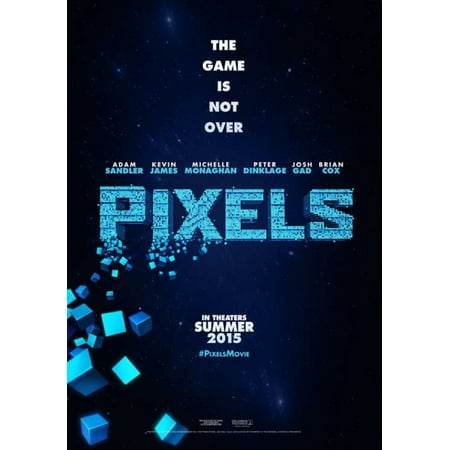 Pixels Movie Poster (11 x 17) - Walmart.com