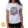 thumbnail image 4 of Camiseta de mujer NASCAR - Jimmie Johnson - 8 White de DelSol para mujer - 1 pieza de camiseta (L), 4 of 4