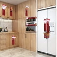 thumbnail image 4 of QUTETN Refrigerator Door Handle Covers Set of 8 Washable Red Christmas Cloth Decorations Keep Kitchen Appliance Clean for Fridge Stove Handles Keep Off Oil Stain Fingerprint, 4 of 8