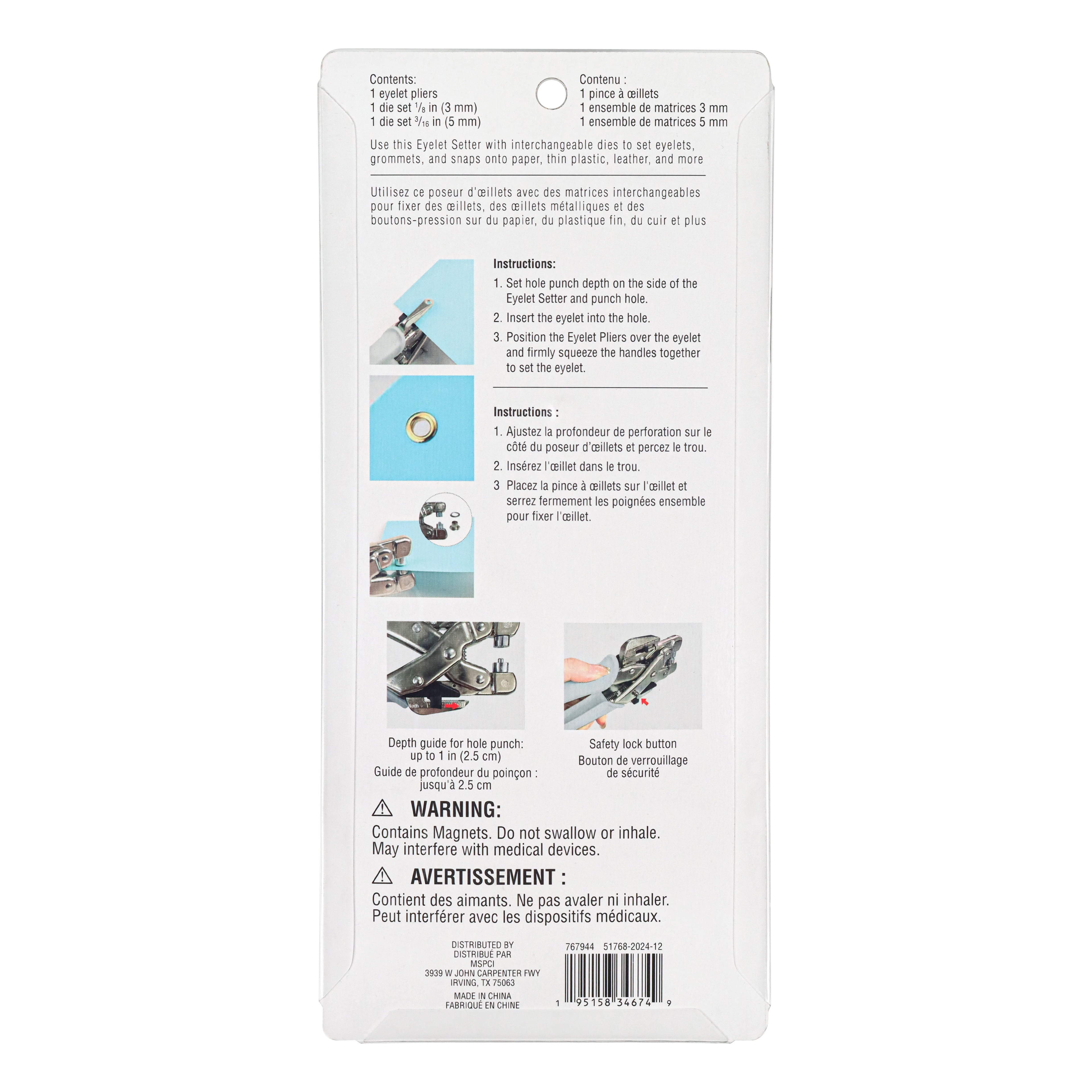 Recollections Eyelet Setter, 6 Pack
