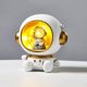 thumbnail image 3 of Estatua creativa de astronauta Hucha Contenedor Adornos de luz nocturna de astronauta Blanco A, 3 of 8
