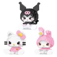 thumbnail image 2 of Nano ladrillos, caja ciega de princesa, oso de fresa, juguetes sanrioes hello kuromi kitty, conjuntos de bloques de construcción, juguetes para niños 2023, 2 of 4