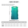 thumbnail image 4 of Sikiie Green Turquoise Teal Basketball Jersey Reversible Men's Mesh Athletic Sports Shirts Training Practice S-4XLMedium, 4 of 6