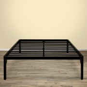 granrest 18 inch tall round edge platform metal bed frame with steel slat grs 3500 - Pedestal Bed Frame granrest 18 inch tall round edge platform metal bed frame with steel slat grs 3500 - Pedestal Bed Frame