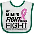 thumbnail image 3 of Inktastic My Mimi's Fight is My Fight- breast cancer awareness Boys or Girls Baby Bib, 3 of 4