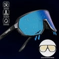 thumbnail image 3 of KAPVOE Photochromic Cycling Sunglasses for Men Women Mountain Bike Sunglasses Sports Goggles UV Protection, 3 of 6
