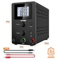 thumbnail image 3 of NICE-POWER DC Power Supply R-SPS1203D Variable 120V 3A Adjustable Bench Power Supply, 3 of 9