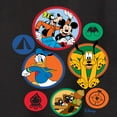 thumbnail image 3 of Disney - Mickey & Crew Camping Badges - Youth Crewneck Fleece Sweatshirt, 3 of 5