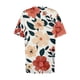 thumbnail image 5 of Camiseta de Manga Corta de Cuello en V Sólido Casual, Camisetas de Manga Corta para las Mujeres, 5 of 6