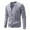Grey, variant on Ugly Christmas Sweaters For Men V Neck Jacquard Knitted Sweater Jacket