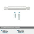 thumbnail image 4 of Amerock Balon 3-3/4 inch (96mm) Center-to-Center Polished Chrome Cabinet Pull, 4 of 6