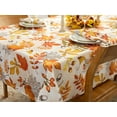 thumbnail image 4 of Printed Fall Tablecloth, Thanksgiving Autumn Leaves Collection - Wrinkle Free Table Cloth for Kitchen Dining Tabletop Decoration Parties Weddings, 60 x 120 Inch Rectangle, 4 of 6
