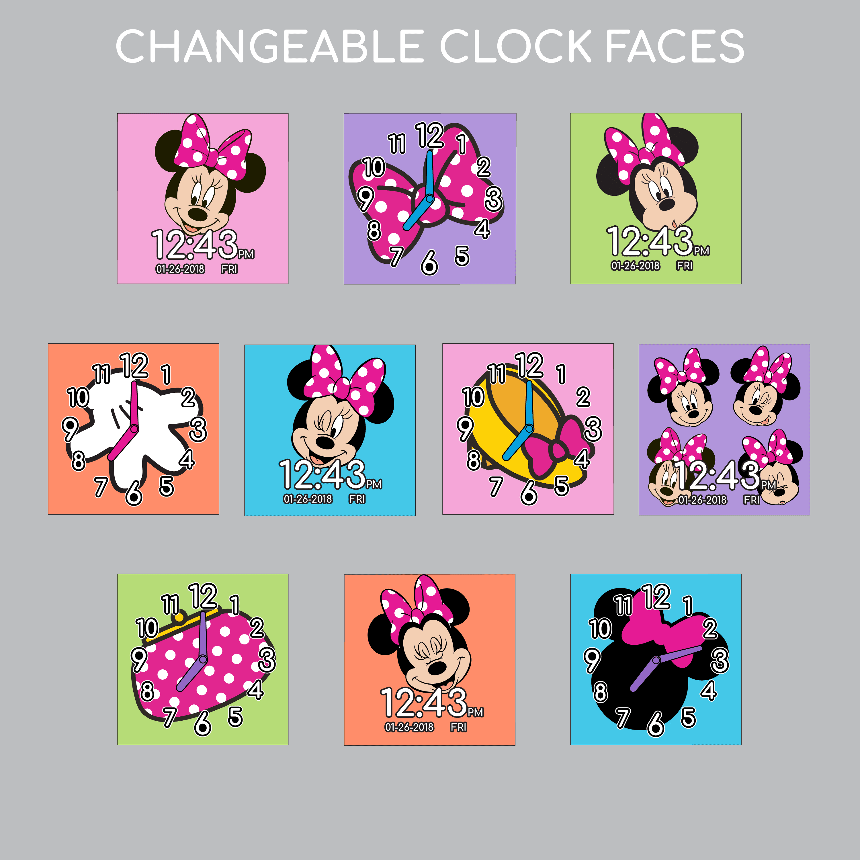 minnie mouse smart watch