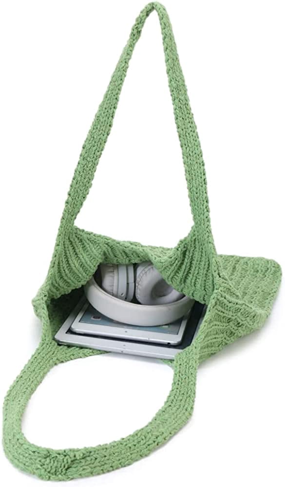 CoCopeaunts Women's Shoulder Handbags Hand crocheted Bags large Shoulder Shopping Bag tote bag aesthetic cute tote bags