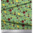 thumbnail image 3 of Soimoi Cotton Duck Fabric Bottle & Wine Glass Bar Print Fabric by The Yard 42 Inch Wide, 3 of 3