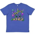 thumbnail image 3 of Inktastic Mardi Gras Masks and Beads Youth T-Shirt, 3 of 5