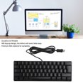 thumbnail image 2 of p>61 Touches Clavier de Jeu Filaire Usb Clavier de Jeu Filaire Rgb Clavier de Jeu Compact Clavier de Jeu Portable/p>, 2 of 7