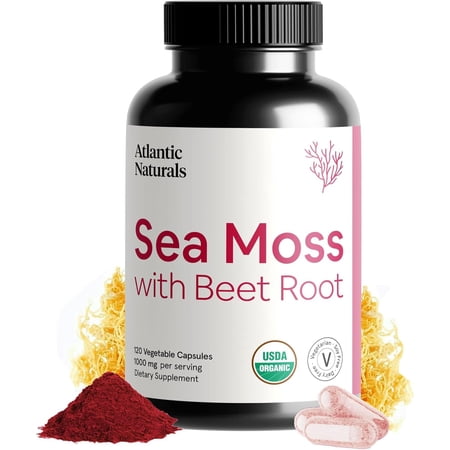 Organic Sea Moss with Beet Root Capsules