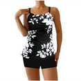 thumbnail image 1 of Womens Swimsuits Plus Size Printing Bikini Split Swimsuit Suit, Polyester Spandex for Summer Beach & Pool, 1 of 5