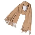thumbnail image 5 of Womens Scarf Winter Womens Fashion Winter Warm Scarf Solid Color Scarf Tassel Knitted Scarf, 5 of 5