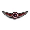 thumbnail image 1 of THE FALCON WINGS w/ CAPTAIN AMERICA SHIELD PIN - Official Marvel Disney+ THE FALCON AND THE WINTER SOLDIER Lapel PIN, 1 of 7