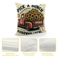 thumbnail image 4 of COMIO Rustic Farmhouse Throw Pillow Covers Red Truck Vintage Sunflower Lettering Cushion Cover Decorative Pillow Case for Home Car Couch, 4 of 5