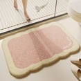thumbnail image 2 of Bathroom Rugs Non Slip,Shower Mats for Bathroom Creamy Style Imitation Sheeps Wool Entrance Mat for Bathroom Water Absorbent Non Slip Great for Home Shower Bathroom Use Shower Mat Non Slip, 2 of 6