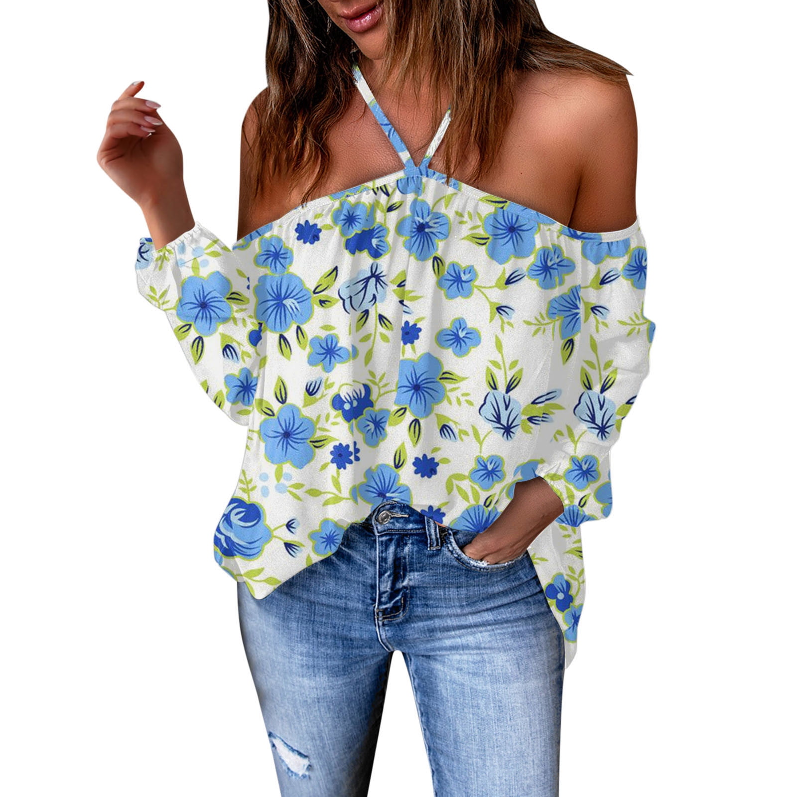 KIFOVEN Women's Summer Tank Top - Sleeveless Flowy Cami With Spaghetti Straps & Ruffle Hem