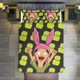 thumbnail image 7 of Bob's Burgers 3-Piece Bedding Set Soft Warm And Comfortable Soft Bed Set with 1 Duvet Cover And 2 Pillowcases for Bedroom, 7 of 7