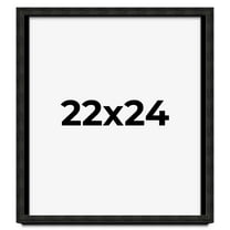 22x24 Shadow Box Black Rustic Barnwood Display Frame  | 1.125 Inch Deep | 0.875 Inch Moulding Width