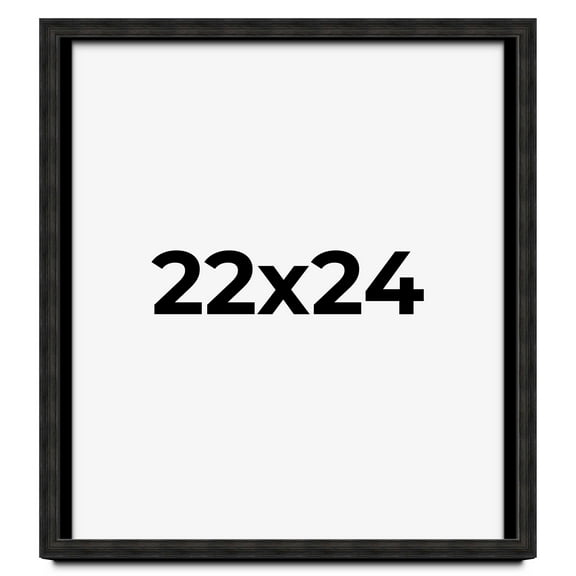 22x24 Shadow Box Black Rustic Barnwood Display Frame  | 1.125 Inch Deep | 0.875 Inch Moulding Width